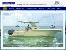 Tablet Screenshot of marineweb.com